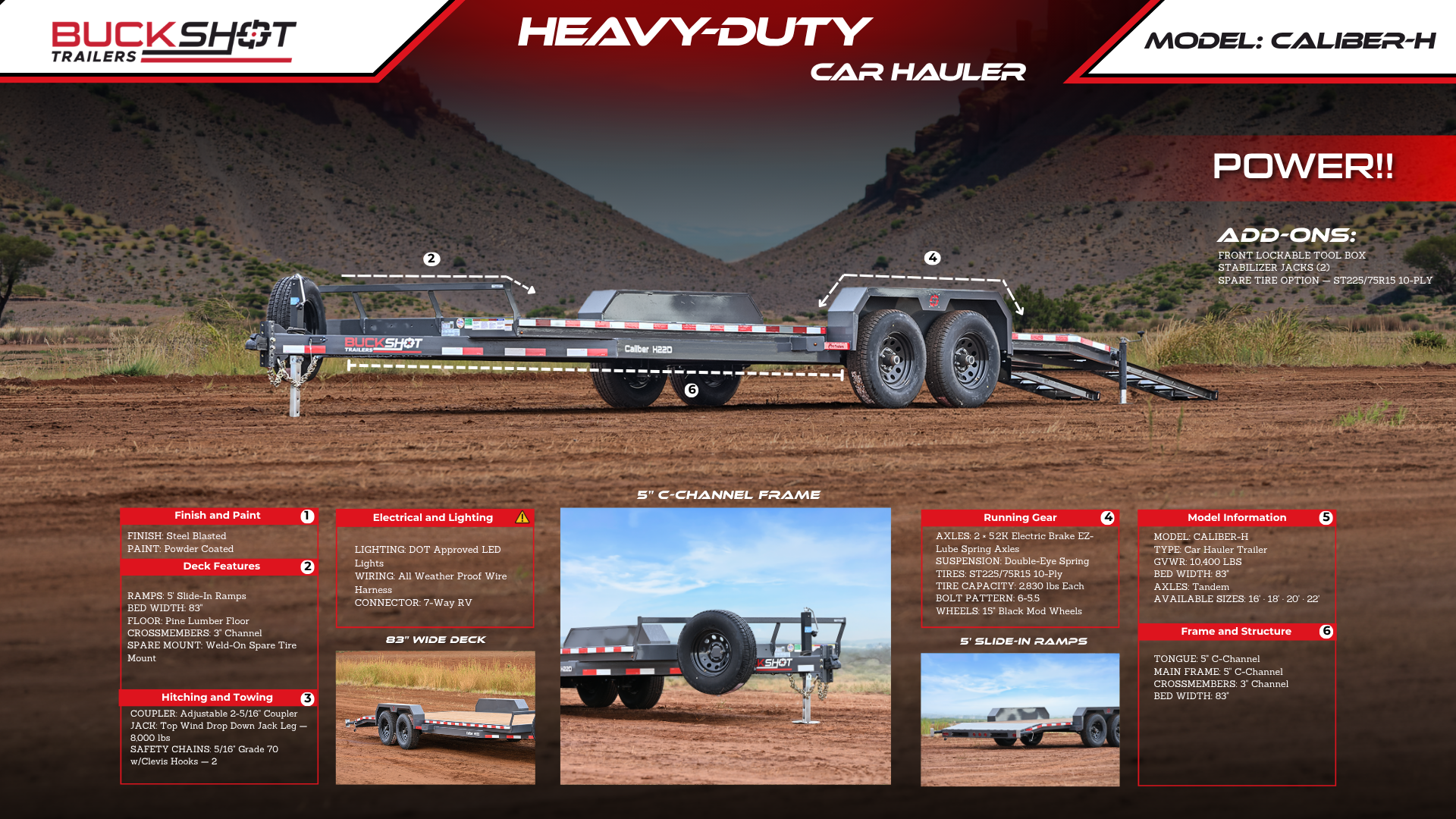 Caliber H Brochure Preview